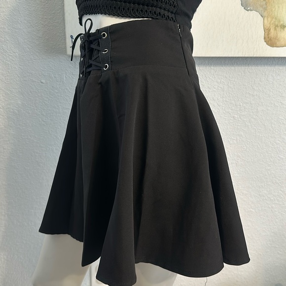 Dresses & Skirts - Women Summer Lace-Up Black Tutu-Skirt